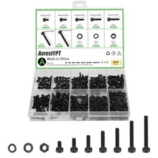 800 Pcs M2.5 x 4mm/6mm/8mm/10mm/12mm/16mm/20mm Socket Head Screws M2.5 Long S... picture