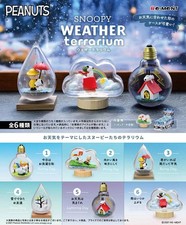 Re-Ment Snoopy Weather Terrarium Complete Set of 6 Peanuts Figure Miniature picture