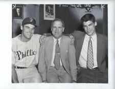 1951 Dick George Sisler Princeton Type I Original Photo Hall Fame Rare Phillies picture