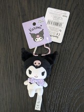 Official Sanrio Character Kuromi Mini Plus Mascot Holder Heart Clip-on - New picture