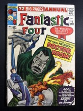 Fantastic Four Annual #2 1964 Marvel Comics origin of Dr Doom 1st Print Fair *A6 picture