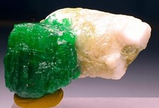 99 carat Natural Top emerald crystal specimen from swat, pakistan picture