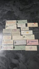 (20) 1890's-early 1900's Colorado Returned Cheques picture
