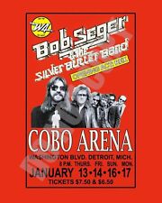 Bob Seger Silver Bullet Band Rex Concert Cobo Hall Detroit W4 Radio 8x10 Photo picture