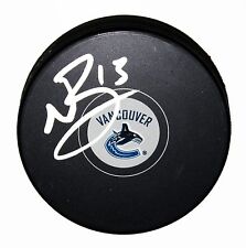 NICK BONINO SIGNED VANCOUVER CANUCKS PUCK DUCKS USA NHL STAR AUTOGRAPHED +COA picture