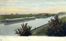 View on the Erie Canal Buffalo NY New York Raphael Tuck & Sons picture