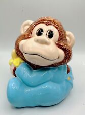 Vintage 1992 Enesco Ceramic Monkey Bank - Debra K. Cosentino picture