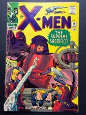X-Men #16 1966 Marvel 3rd Sentinels Death Bolivar Trask Lee Kirby Silver Age picture