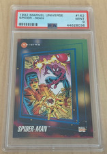 1992 Marvel Universe #162 (Origin of Spider-Man) π SPIDER-MAN π PSA 9 π picture