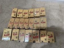 Lot Of 20 Raw boxes Papers, Rolls & Tips new sealed artesano, perfecto, 1 1/14 picture