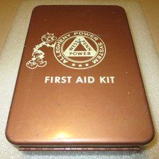 NICE RARE - N.O.S. VINTAGE ALLEGHENY - WEST PENN POWER SYSTEM FIRST AID KIT picture