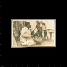 Vintage Photo BLACK AFRICAN MAN MUSICIAN ETHIOPIA 1935 picture
