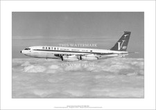 Qantas Empire Airways Boeing 707-138B A2 Art Print – V-Jet – 59 x 42 cm Poster picture
