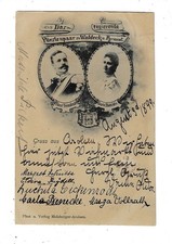 1899 Fürst Friedrich and Fürstin Bathildis, Waldeck & Pyrmont Postcard 3325 picture