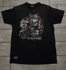 Vintage 90s 3D Emblem Harley-Davidson Tee picture