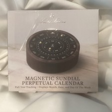 BROOKS BROTHERS Magnetic Sundial Perpetual Calendar picture