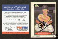 Brad Ausmus signed autographed Classic Best 1991 PSA picture