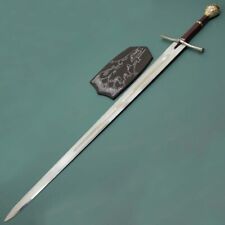 Rhindon - Chronicles Of Narnia Prince Sword Replica Gold Color + Plaque picture