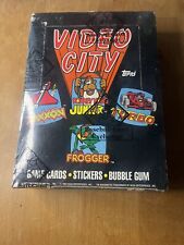 1983 Topps Video City Wax Box BBCE Authenticated 36 Packs Sealed Rare picture