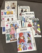 Lot (8) McCalls/Simplicity Sewing Patterns, Uncut MissesClothing picture