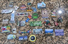 Vintage Mixed Lot of 185 Refrigerator Magnets - Foreign, Novelty, Disney, City picture