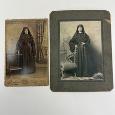 antique Victorian Cabinet cards same nun sisters of Loretto same person picture