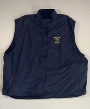 Vintage University of Michigan Reversible Fleece Vest XXL 2002 Citrus Bowl Navy picture