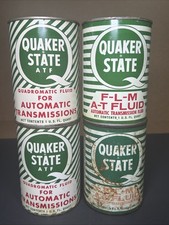 VTG NOS Quaker State ATF Lot of 4 Quadromatic Fluid & F-L-M NEW NOS picture
