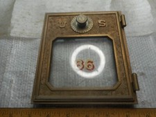 EAGLE LOCK COMPANY POST OFFICE BOX DOOR, RARE DOOR HARD TO FIND EXCELLENT COND picture
