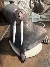 Japanese Handmade Ceramic Walrus Figurine  picture