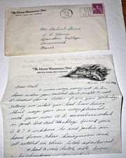 1958 THE MOUNT WASHINGTON HOTEL BRITTON WOODS NH STATIONARY HEAD LETTER picture