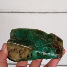 Amazing 251G Natural Rough Polished 100% Chrysoprase indonesia Mineral healing picture