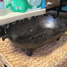 Columbus Iron Works Columbus GA Cast Iron decor Scalloped Edge Man cave shop art picture
