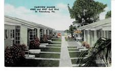 Vintage Postcard-Fairview Manor-St. Petersburg,FL-Unposted picture