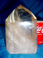 Arkansas Quartz Crystal Smokey Point - Super Shiny, Beautiful Piece- JUST LQQK picture