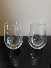 Set Of 2 Nate Cotterman SPHERE WINE GLASSES Freezer Chilled Wine picture