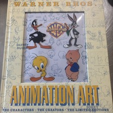 Warner Bros Animation Art Book Jerry Beck 1997 Hardcover 3D Cel Cover Fantastic picture