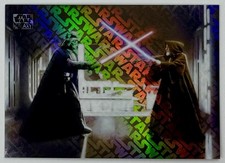 2026 Topps Star Wars Galaxy Death Star Duel #85 Logofractor /77 Vader Obi-Wan SP picture