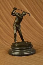 Bobby Jones Golfer Golf Club Masters Champion Collector Art Bronze Marble Figure picture