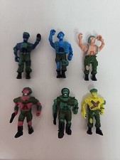 Vintage 6 Mini Figures Little Zombie Soldiers Vending Toy Prizes SKU 23 picture