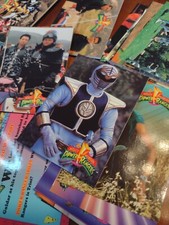 Vtg Mighty Morphin Power Rangers The New Season Trading Cards Set 1-72 Cac picture