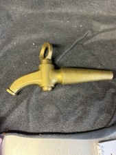 Vintage Heavy Brass Barrel Bung Spigot Keg Tap Beer Wine Cask Breweriana picture
