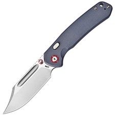 CJRB Bowie Pyrite Blue-Gray G10 Folding AR-RPM9 Clip Point Pocket Knife 1942XBU picture