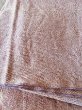 Vintage Wool Blanket by Bartlett yarns Harmony Maine Dusty Pink 80”x 68” picture