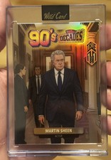 2026 Wild Card Decades 90’s Martin Sheen True 1/1 CASE HIT The West Wing picture