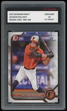 JACKSON HOLLIDAY 2022 BOWMAN DRAFT (Topps) 1ST GRADED 10 ROOKIE CARD RC ORIOLES picture