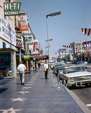 1963 HOLLYWOOD BOULEVARD Walk of Fame Borderless 8x10  Photo picture