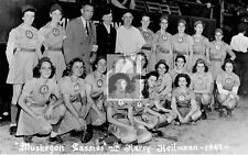 Muskegon Lassies Harry Heilmann Baseball Team Michigan MI 8x10 Reprint picture