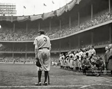 Babe Ruth Retires 1949 Pulitzer Prize Winning Photo - Baseball Man Cave Wall Art picture