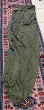 Vintage US Military Sleeping Bag Water Repellent Cover Olive Drab Snap Bivy USGI picture